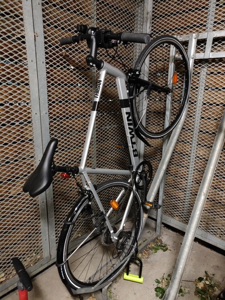 decathlon triban 100 flat bar